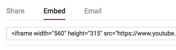 youtube embed code